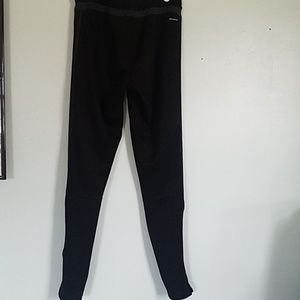Adidas black skinny track pants